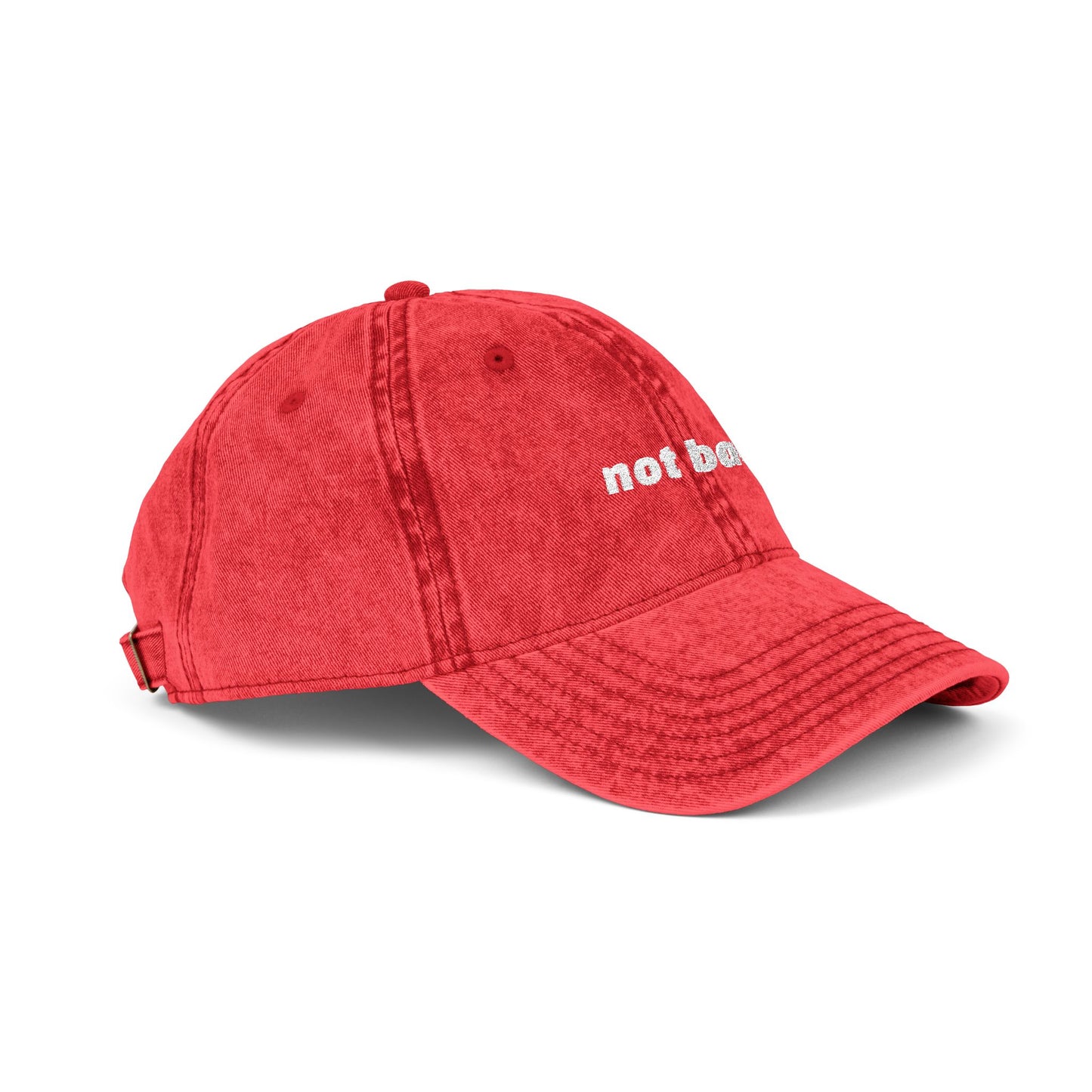 Vintage "Not Bad" Cap (Embroidery)