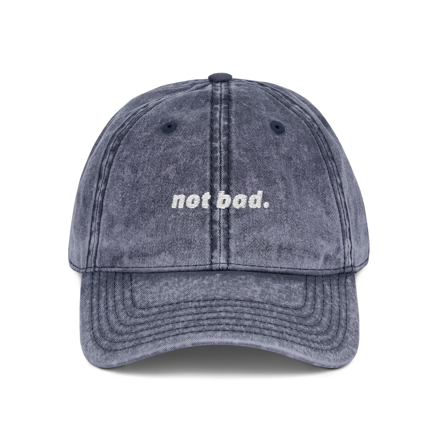 Vintage "Not Bad" Cap (Embroidery)