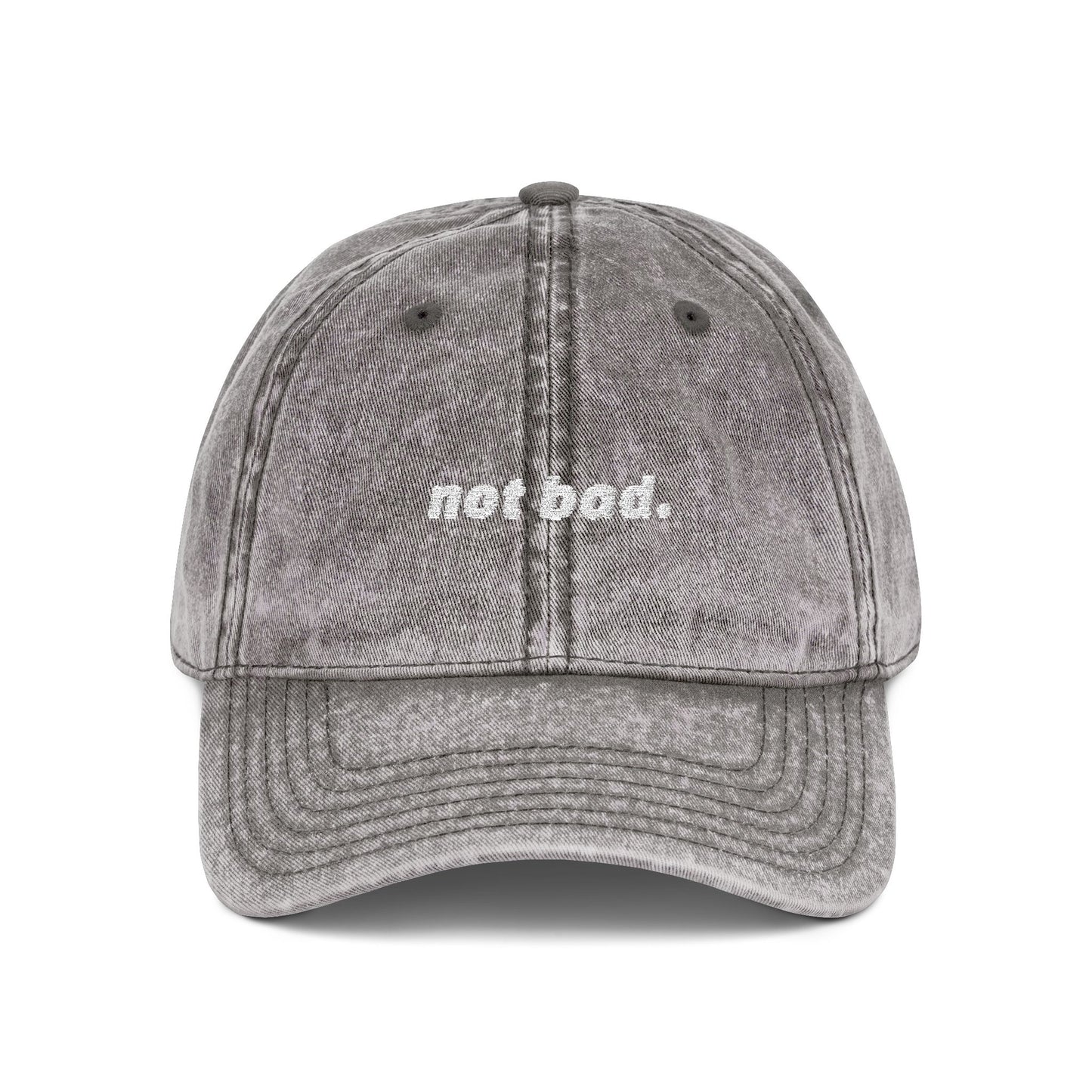Vintage "Not Bad" Cap (Embroidery)