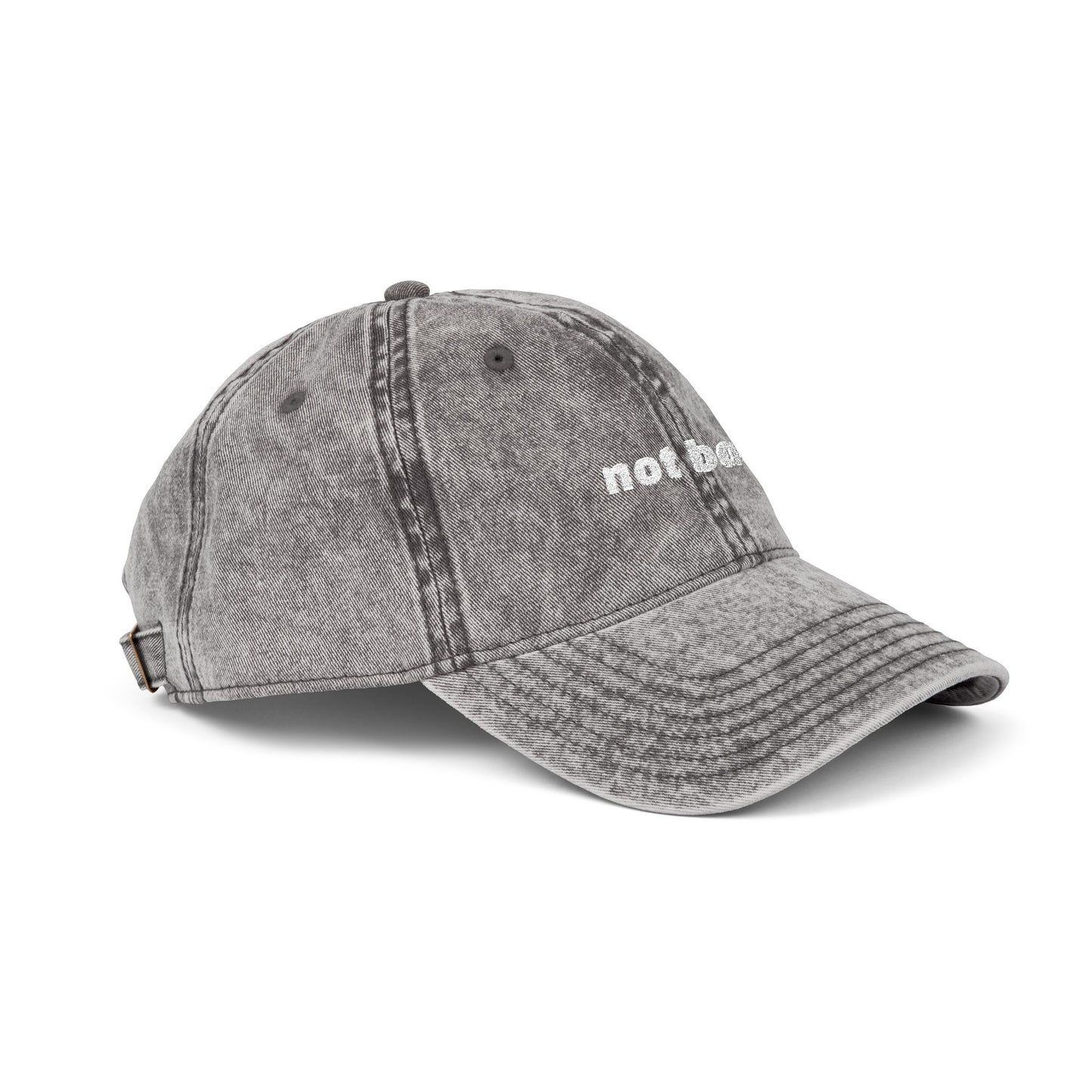 Vintage "Not Bad" Cap (Embroidery)