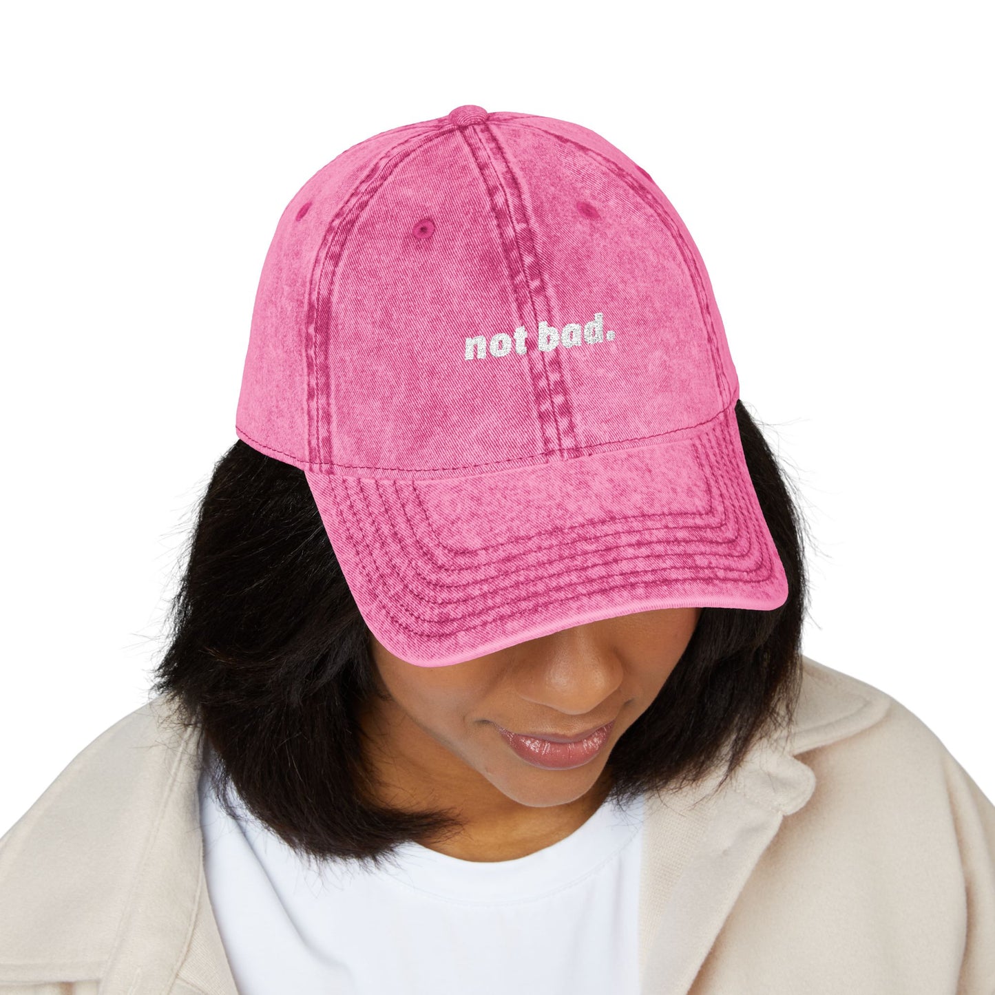 Vintage "Not Bad" Cap (Embroidery)