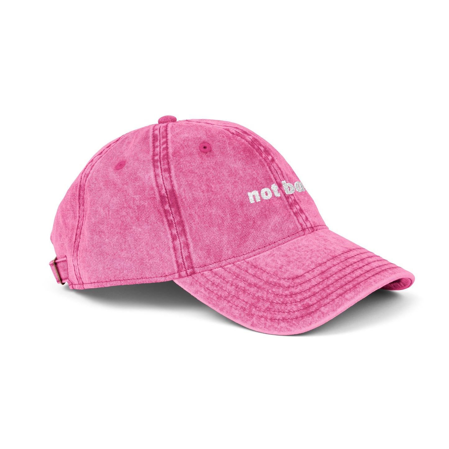 Vintage "Not Bad" Cap (Embroidery)