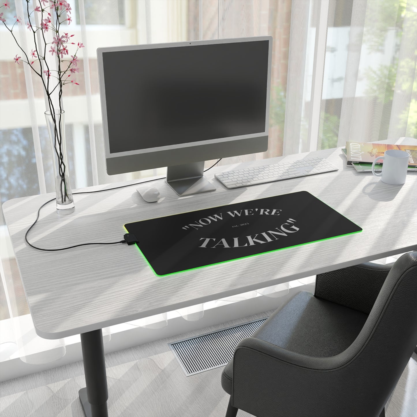 "Now We're Talking" RGB GAMING MOUSE PAD