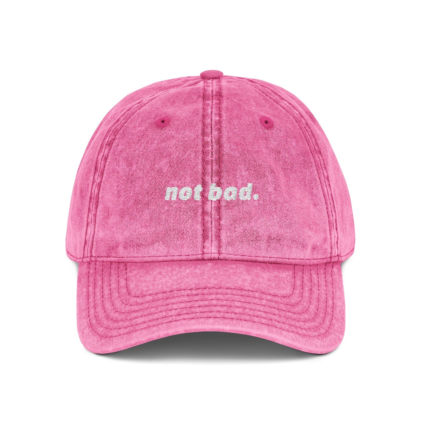 Vintage "Not Bad" Cap (Embroidery)