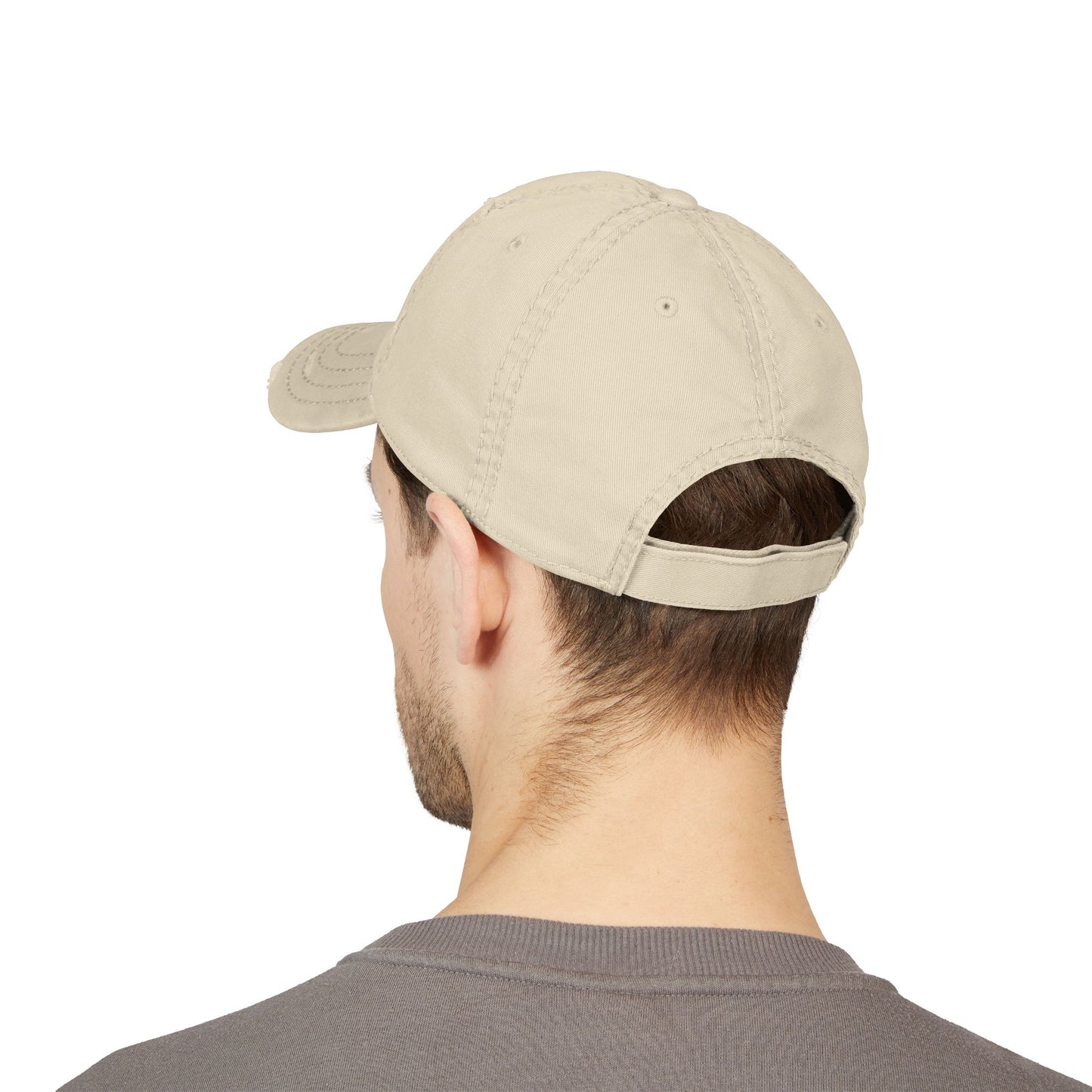 Distressed "Not Bad" Dad Hat (Embroidery)