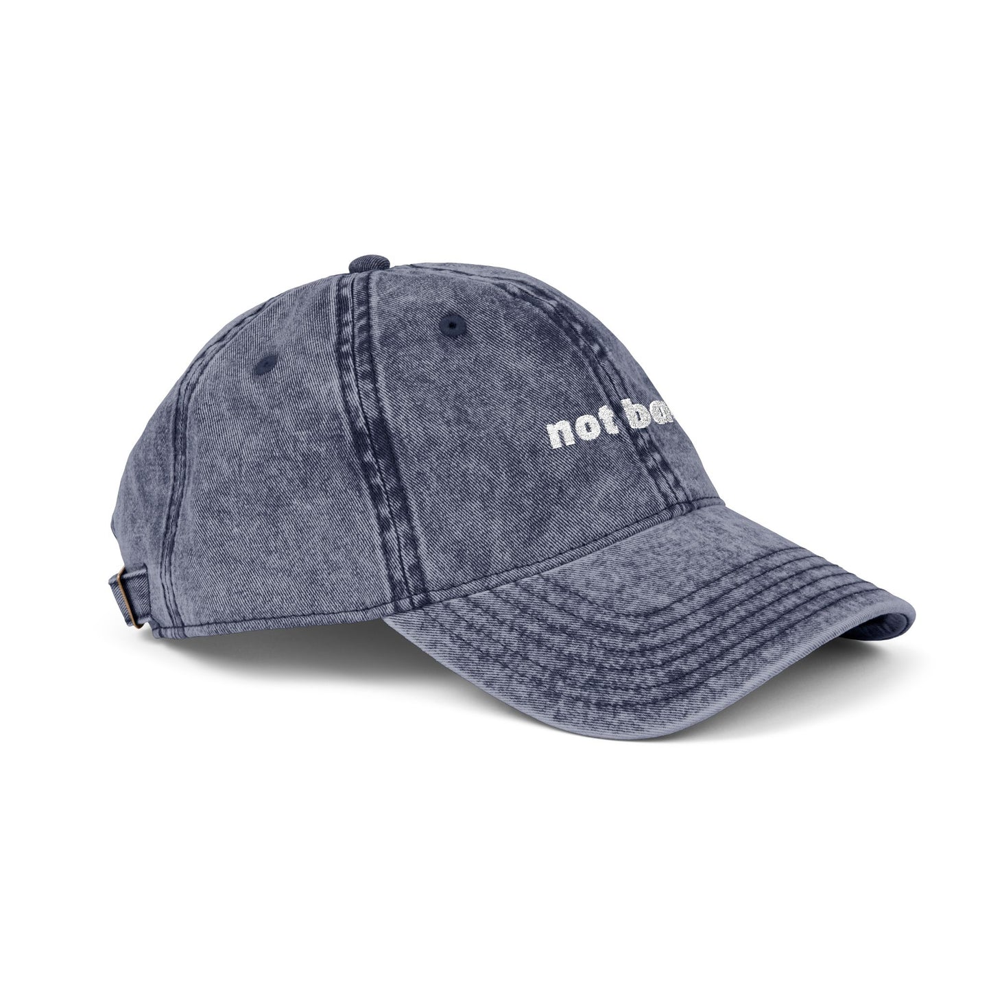Vintage "Not Bad" Cap (Embroidery)