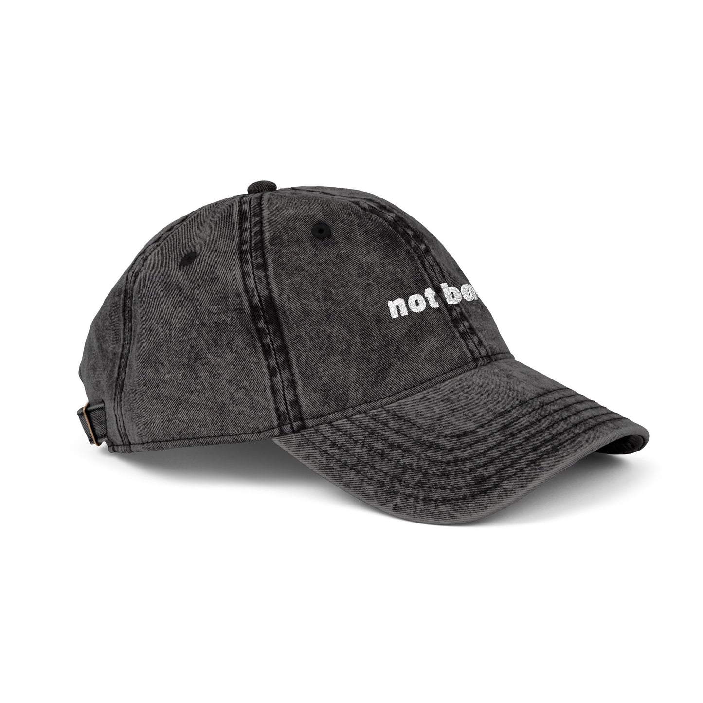 Vintage "Not Bad" Cap (Embroidery)