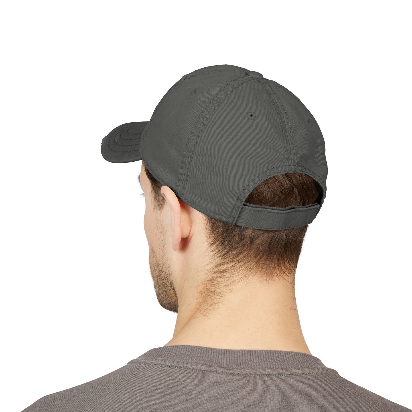 Distressed "Not Bad" Dad Hat (Embroidery)